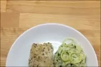 Треска в горчично-уксусном соусе