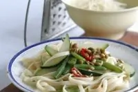 Паста с цукини и стручковой фасолью