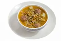 Суп из маша с мясными шариками