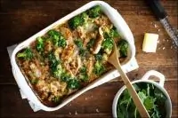 Курица с брокколи в сливочном соусе