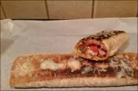 Врап с копченой курицей