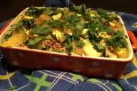 Картофель запеченный с адыгейским сыром «Алу гауранга»