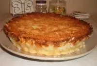 Пирог с ананасами под кокосовой заливкой «Райское наслаждение»