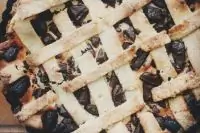 Творожный пирог с шоколадом и цитрусом