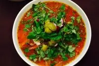 Греческий постный фасолевый суп