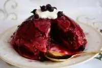 Холодный ягодный пудинг