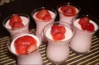 Сметанный десерт с порошковым желе