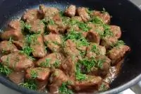 Свинина в гранатовом соусе наршараб