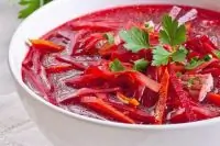 Борщ на говяжей грудинке