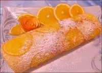 Апельсиновый рулет