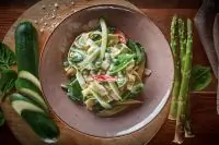 Тальятелле с зелеными овощами от ресторана «Тарантино»