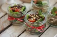 Салат с грибами и ароматным маслом