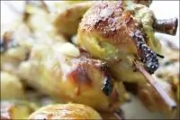 Цыпленок на гриле в имбирно-йогуртовом маринаде