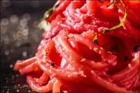 Паста со свеклой и хреном по-панамски