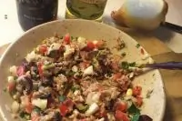 Салат с консервированным тунцом и сладким перцем