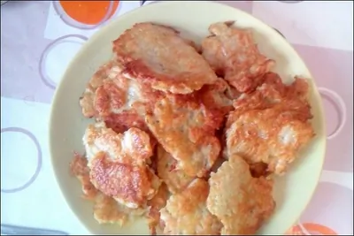 Драники с курицей