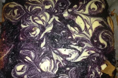 Пирог с черникой на песочном тесте