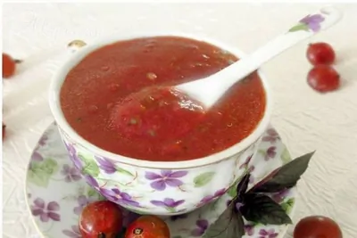 Соус с мятой и крыжовником