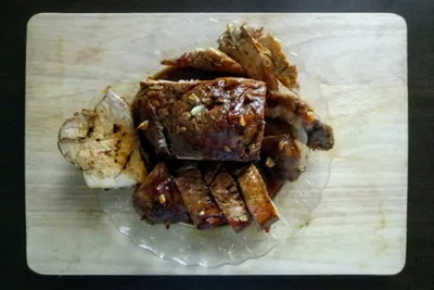 Духовая свинина по-вустерширски