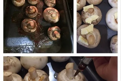 Шампиньоны в соевом соусе