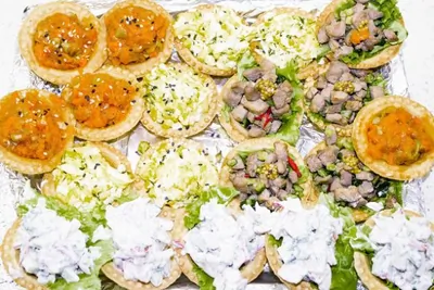 Быстрые закуски в тарталетках
