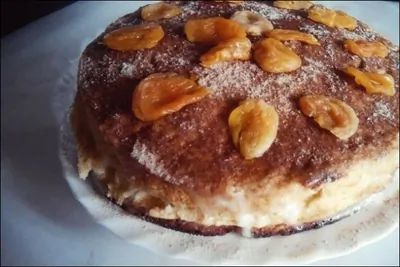 Морковный пирог с сухофруктами