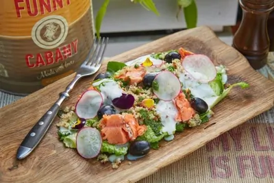 Летний салат с неркой от Funny Cabany