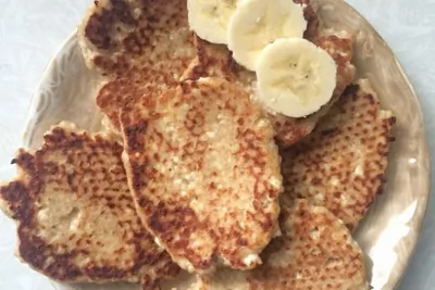 Банановые сырники с цельнозерновой мукой