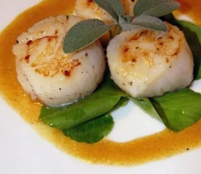 Гребешки с ванилью