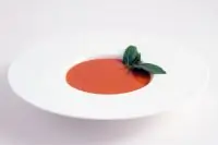 Гаспачо с клубникой