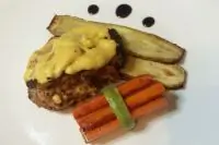 Филе бедра цыпленка под горчично-сырным соусом