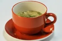 Суп-пюре со свиными ушками