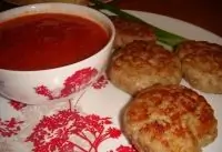 Куриные котлеты с овсяными хлопьями