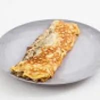 Омлет с вешенками