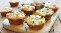 Куриные маффины с сыром и зеленью