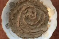 Бабагануш с льняными семечками