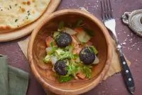 Тартар из лосося с помело