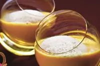 Крем-суп из моркови с грибной пеной