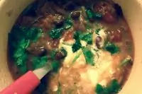 Вегетарианский фасолевый суп