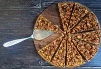 Орехово-карамельный тарт