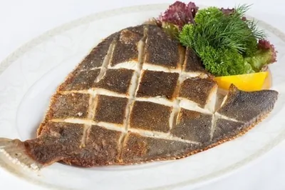 Камбала на решетке