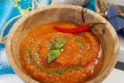 Гаспачо из бакинских томатов