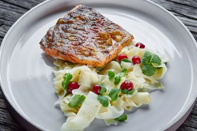 Карельская форель с корнем сельдерея