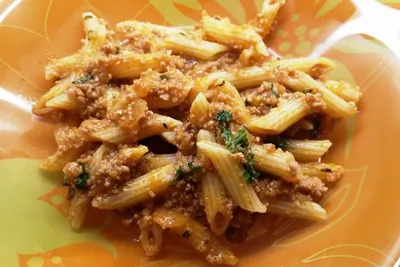 Макароны по-флотски с сочным фаршем