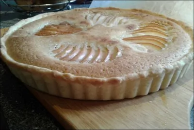 Тарт с франжипаном и грушей