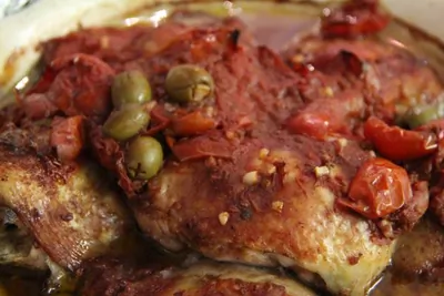 Курица по-итальянски Каччиаторе