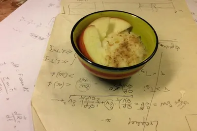 Яблочный крем с корицей