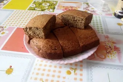 Кофейно-банановый кекс