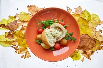 Куриное рагу в сметанном соусе