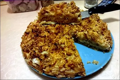 Тёртый яблочный пирог